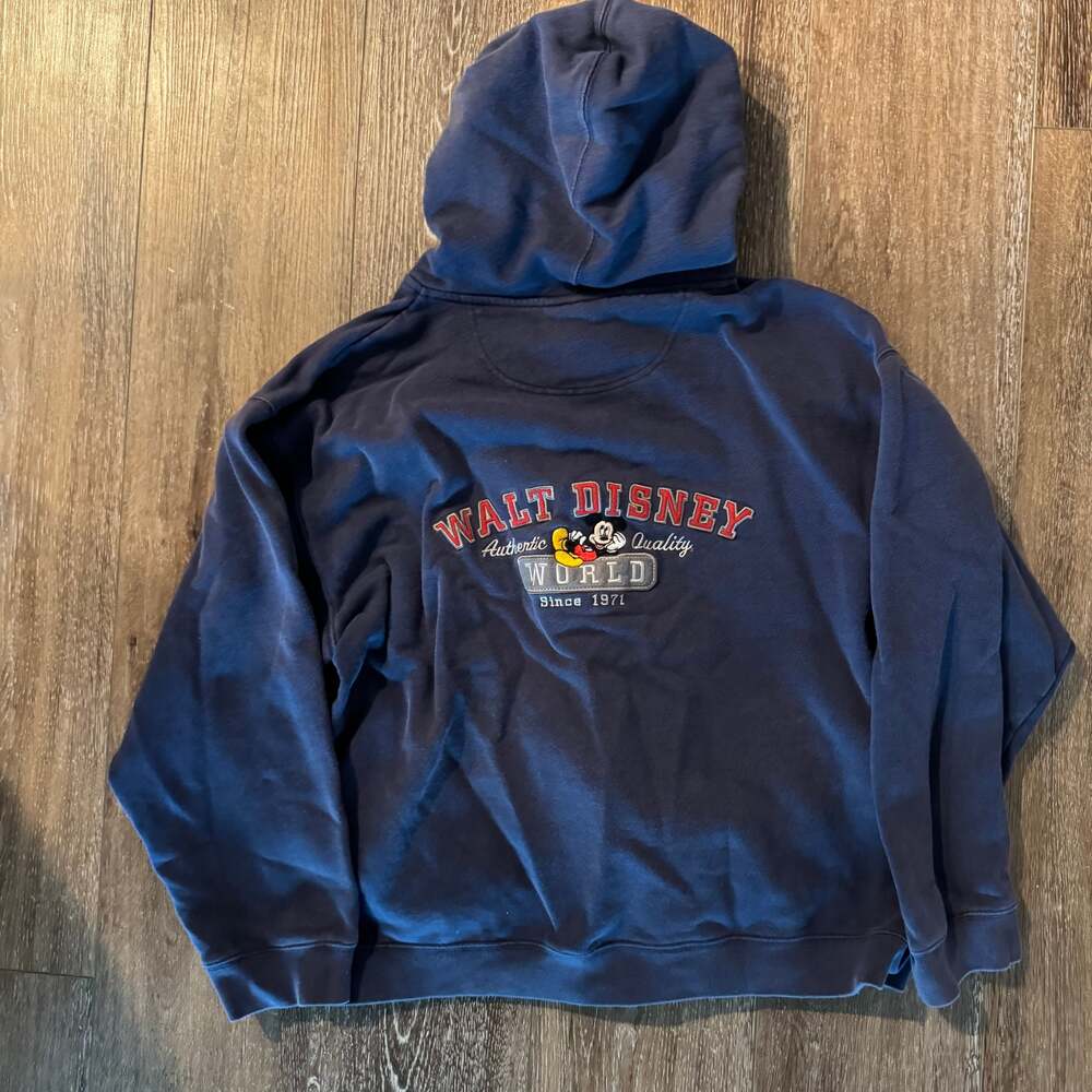 women’s y2k walt disney world mickey zip up hoodie